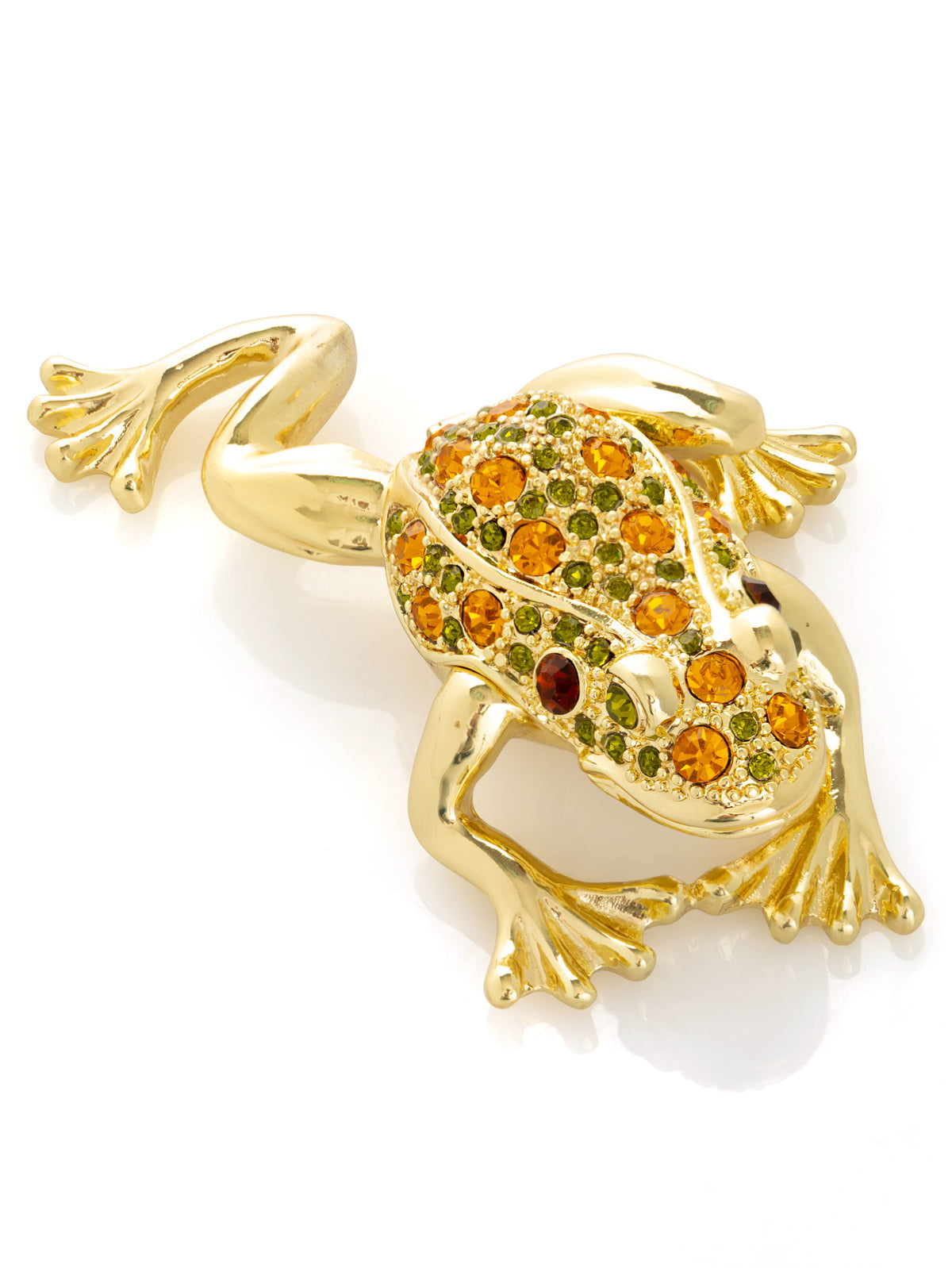 Keren Kopal Golden Frog Trinket Box