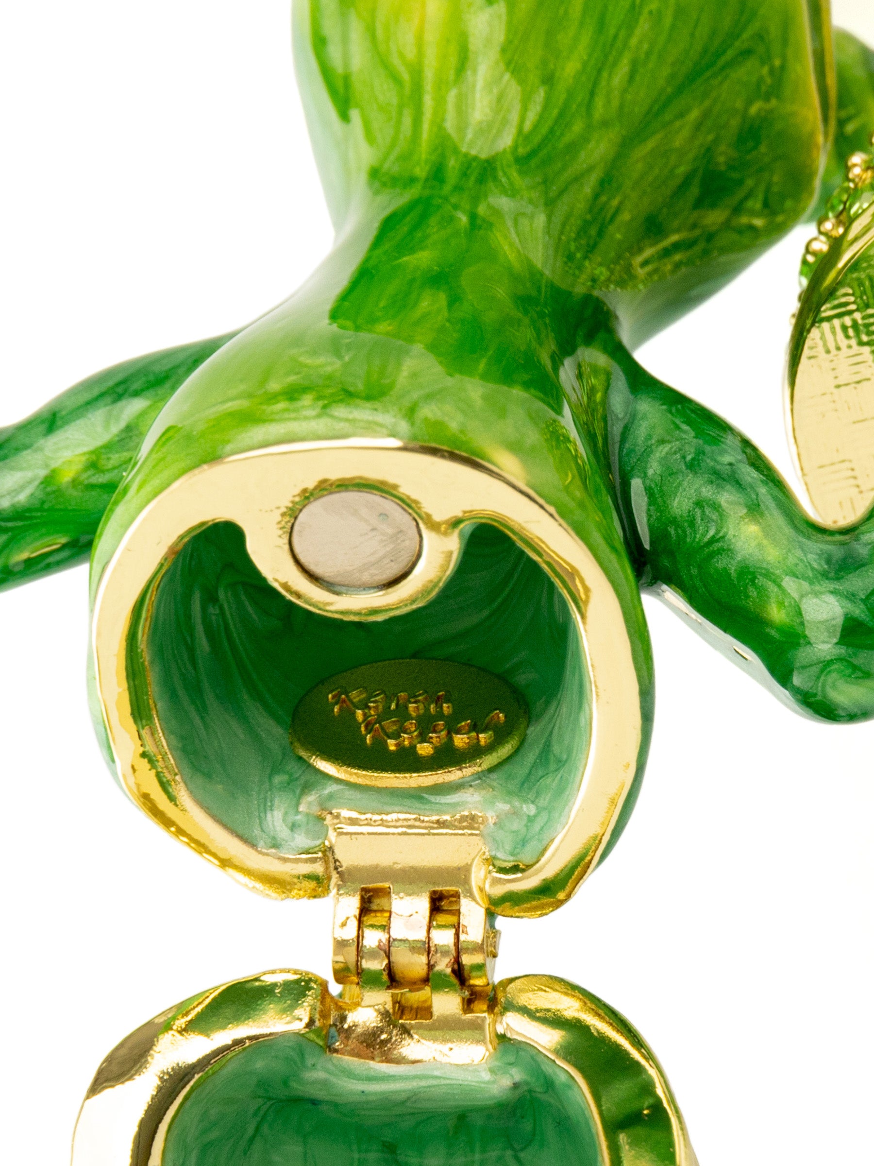 Gourmet Frog Chef Trinket Box