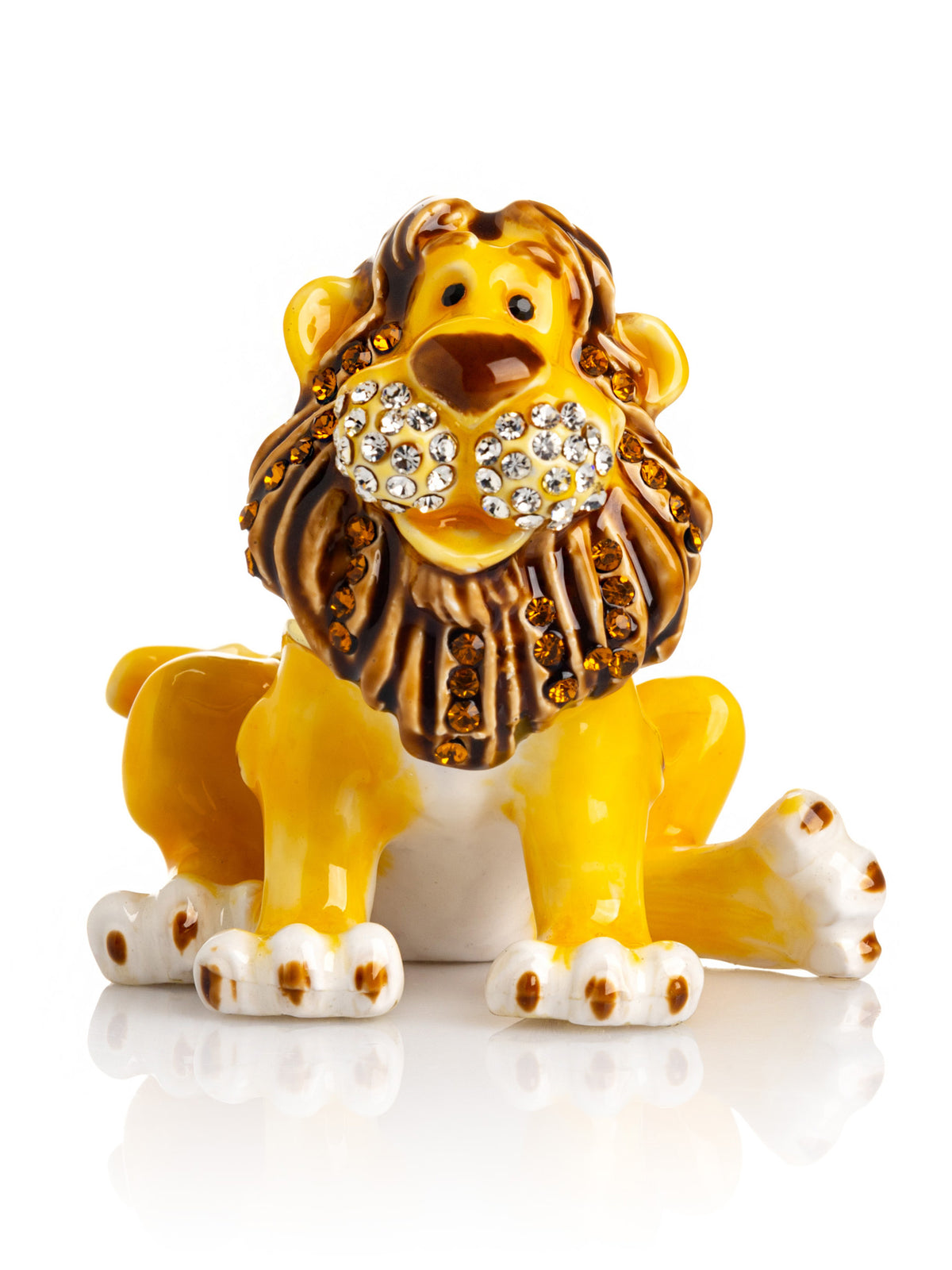 Keren Kopal Cute Lion Trinket Box
