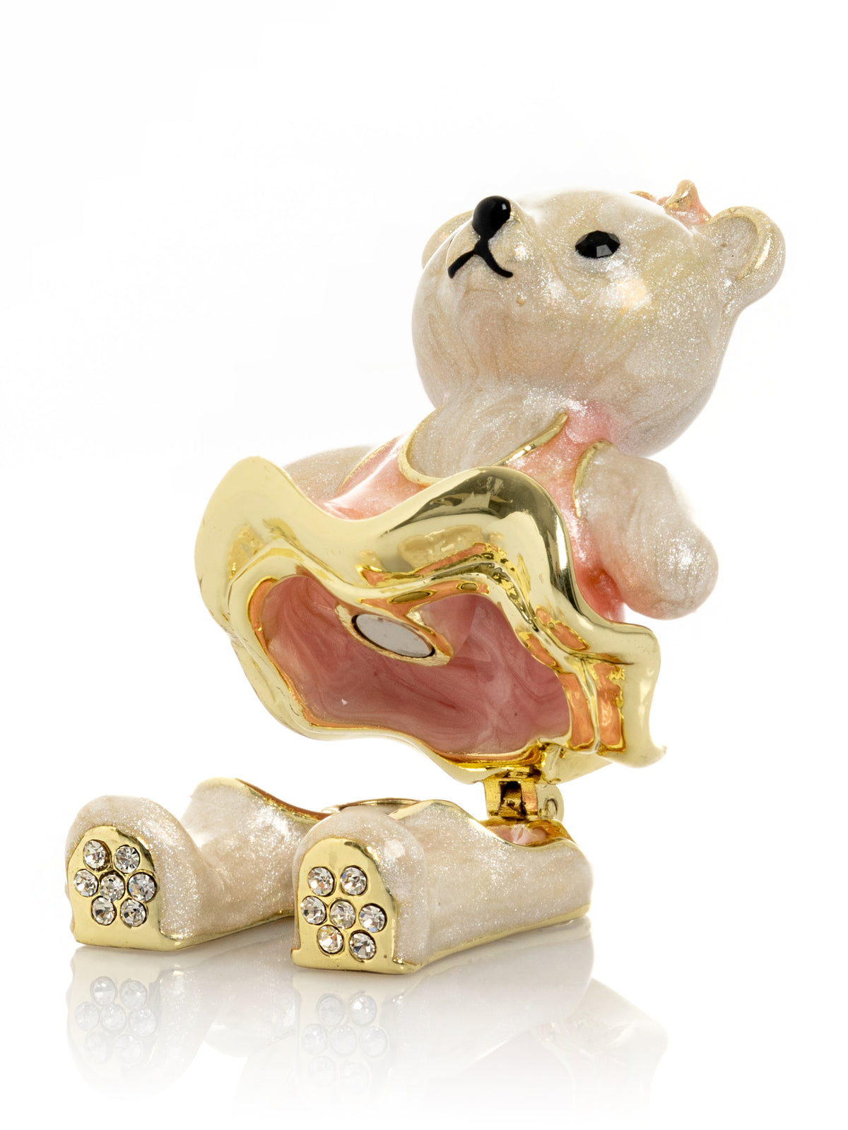 Keren Kopal Teddy Bear with Pink Dress