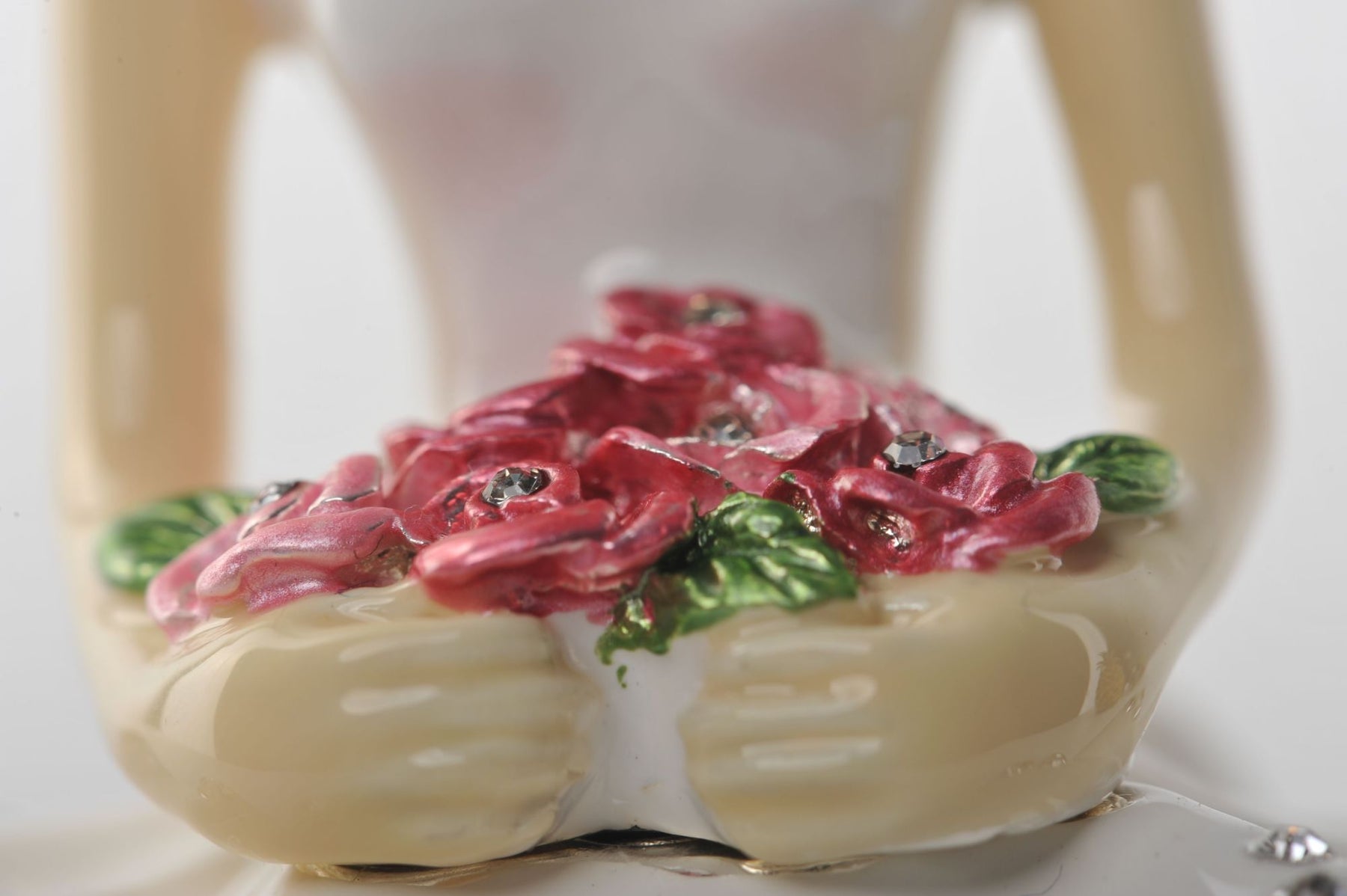 Keren Kopal Ballet Dancer Holding Pink Flowers