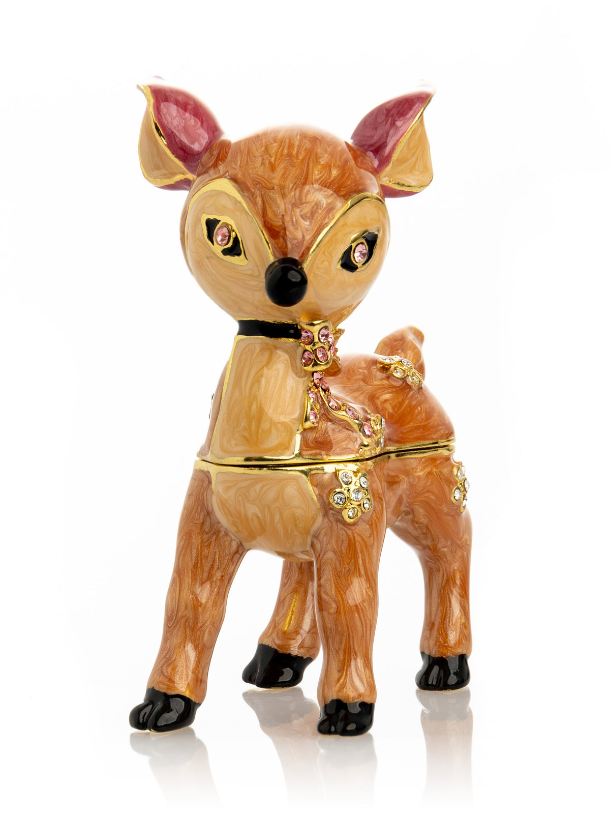 Keren Kopal Brown Fawn Trinket Box