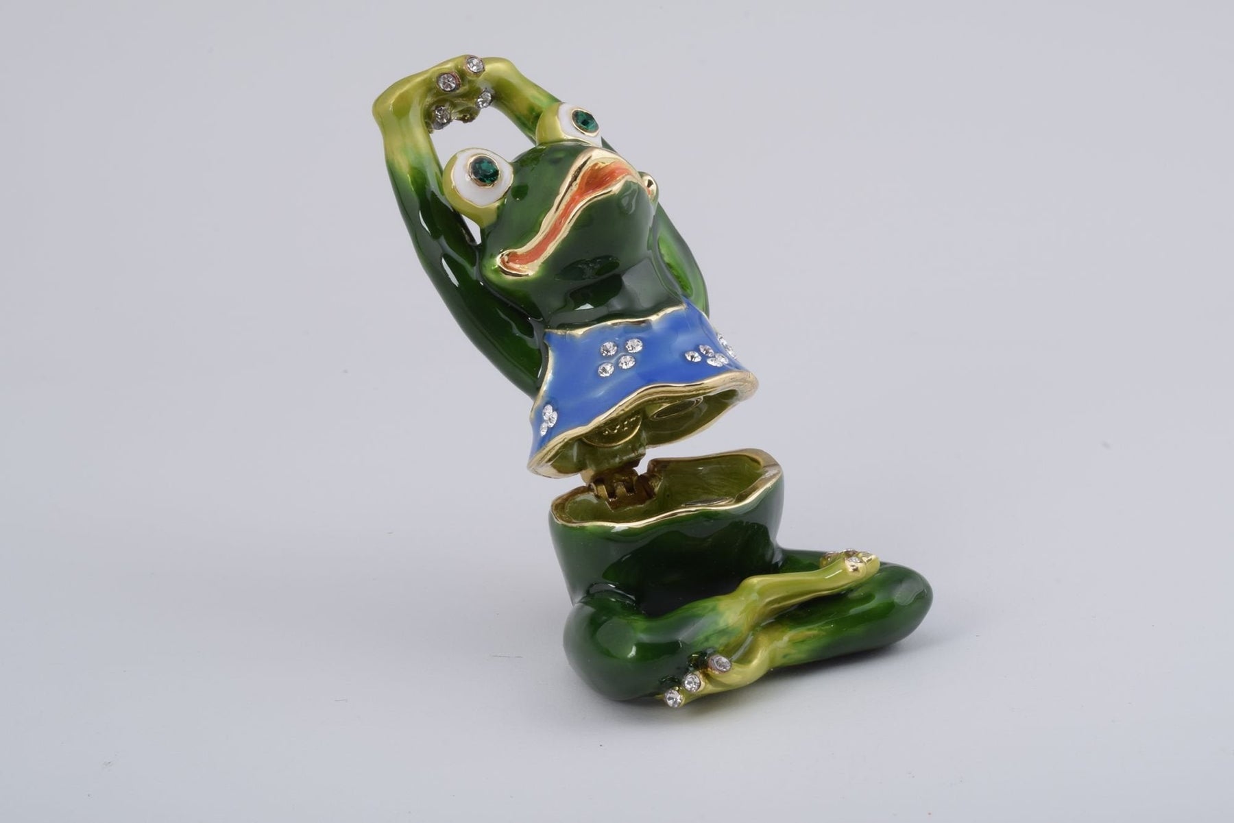Keren Kopal Gymnastic Frog with a Blue Shirt