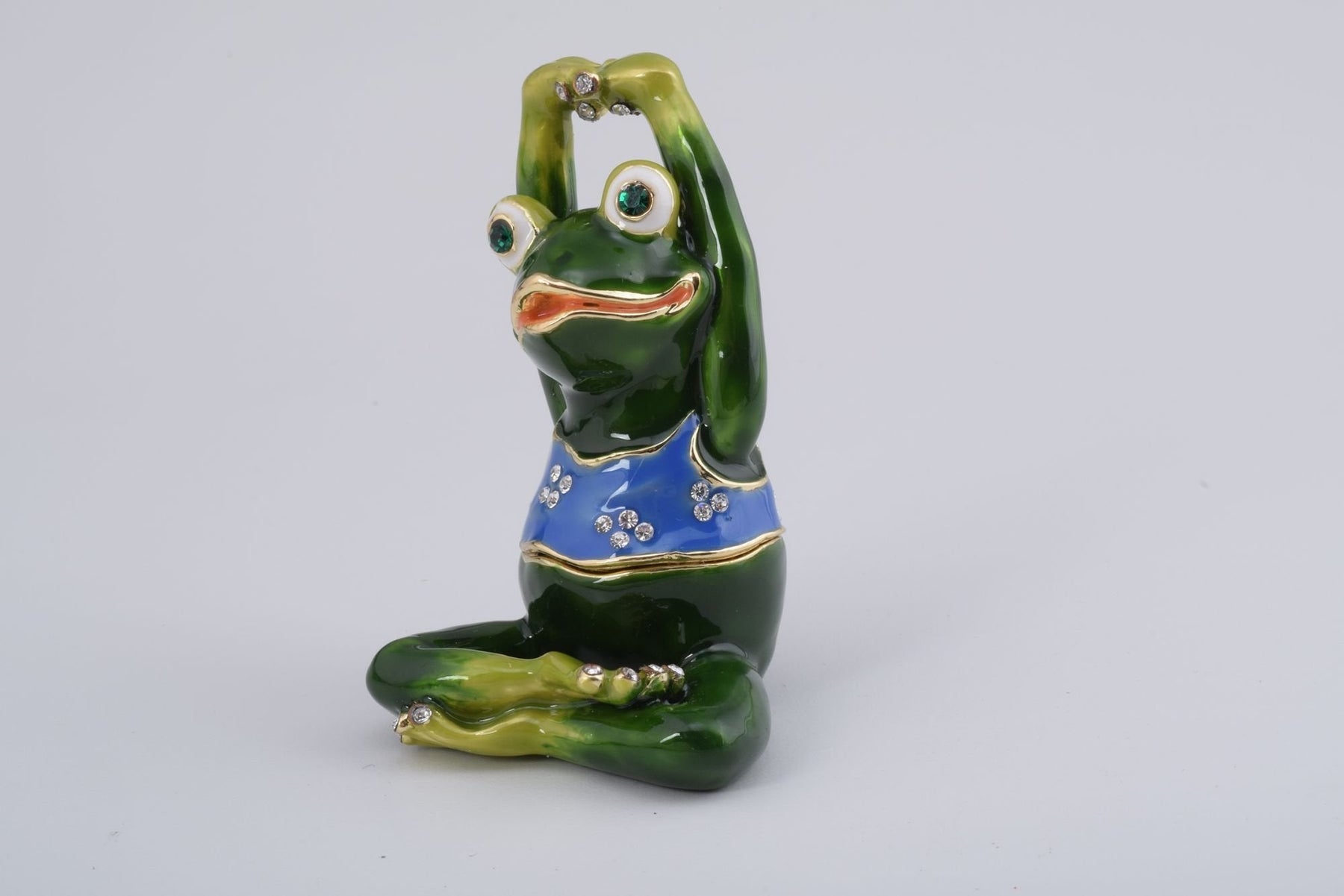 Keren Kopal Gymnastic Frog with a Blue Shirt