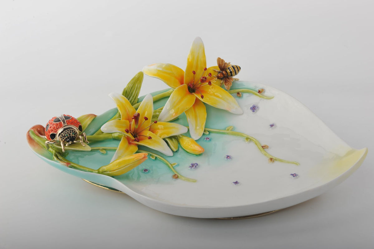 Keren Kopal Trinket Plate with Ladybug