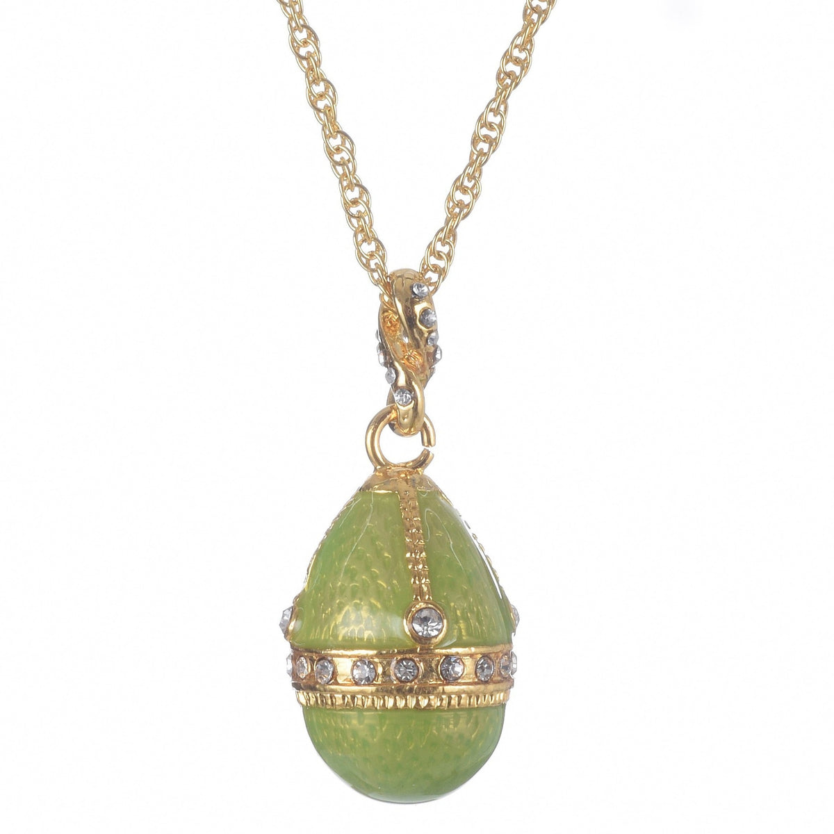 Keren Kopal Gold & Green Egg Pendant Gold Necklace