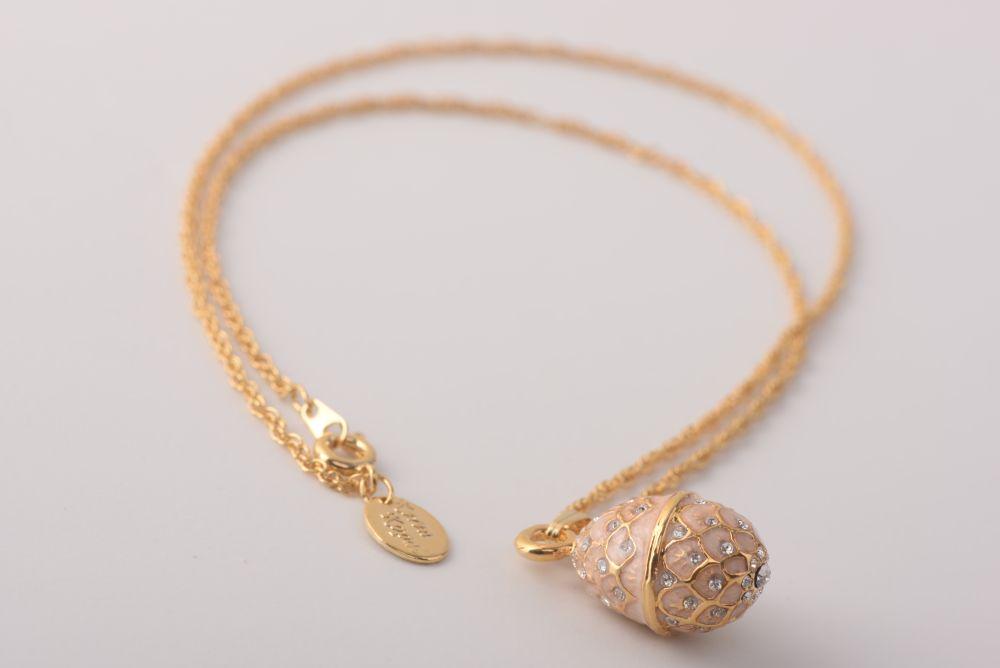 Keren Kopal Light Pink Egg Pendant Necklace
