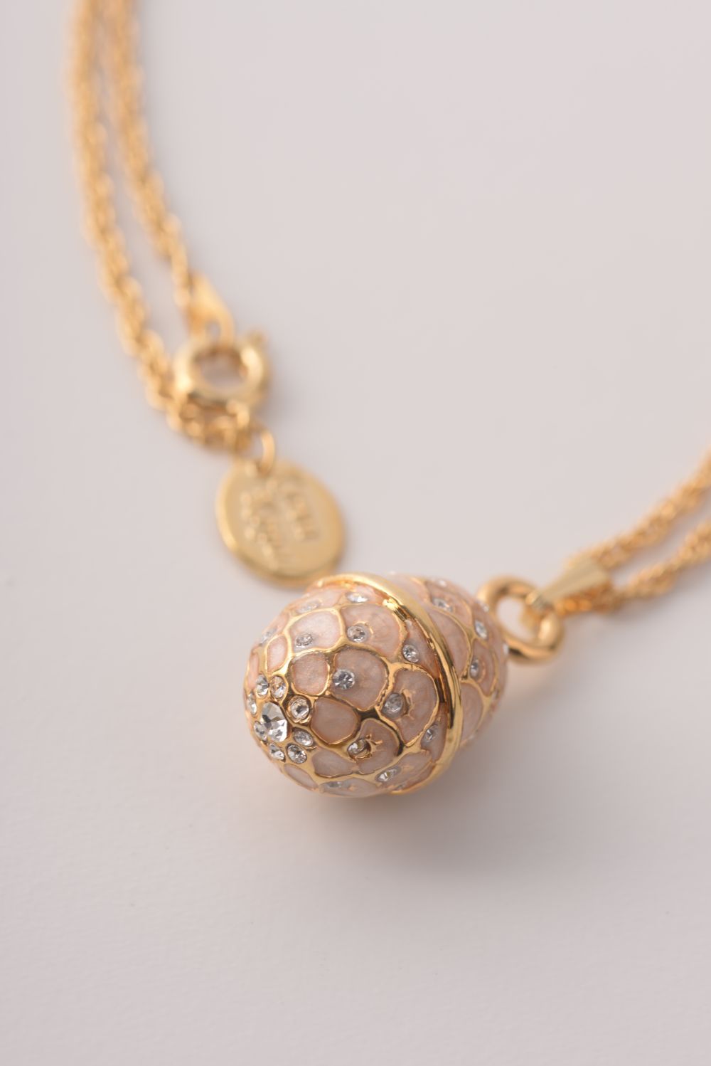 Keren Kopal Light Pink Egg Pendant Necklace