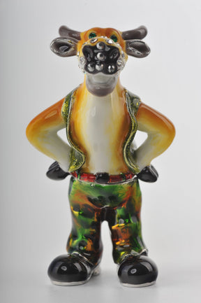 Keren Kopal Standing Bull with Green Pants