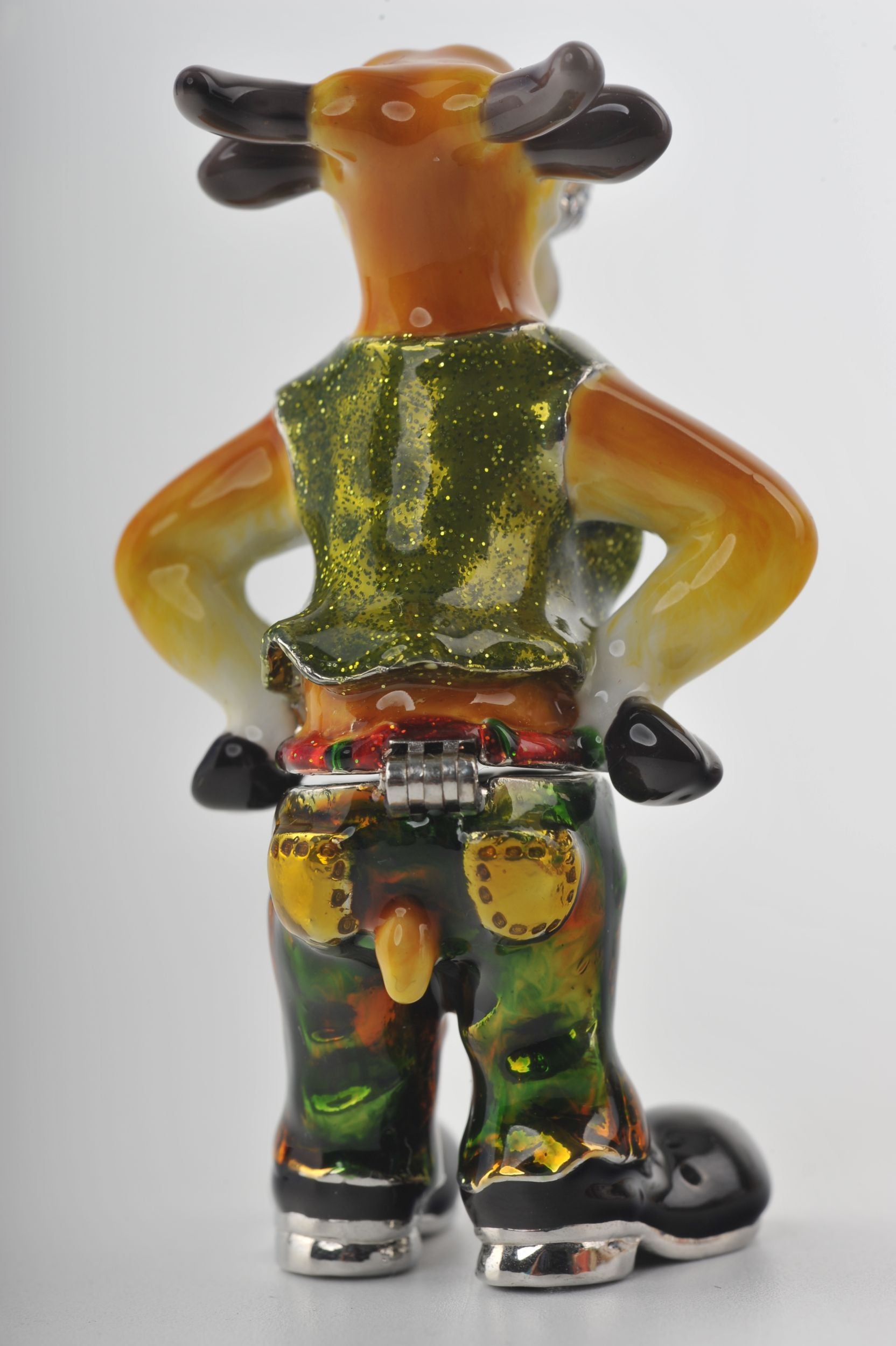 Keren Kopal Standing Bull with Green Pants