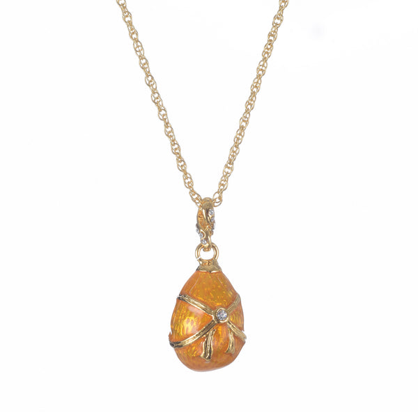 Pink Egg Pendant Necklace