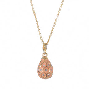 Keren Kopal Pink & Gold Egg Pendant Gold Necklace