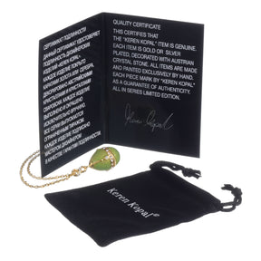 Keren Kopal Gold & Green Egg Pendant Gold Necklace