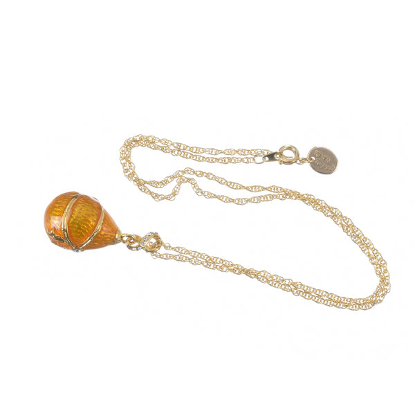 Pink Egg Pendant Necklace