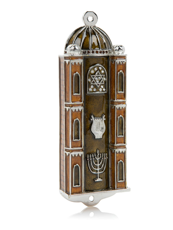מזוזה בסגנון יודאיקה – חום