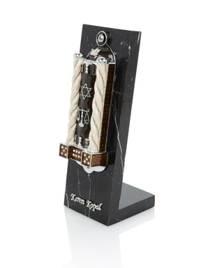 Brown Modern Judaica Mezuzah