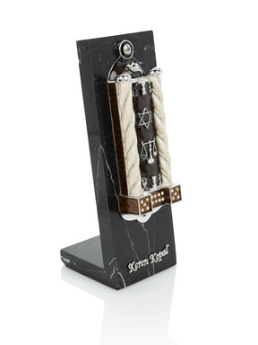 Brown Modern Judaica Mezuzah
