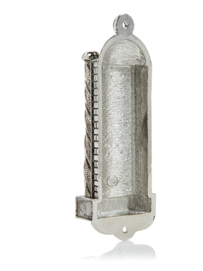 Silver Modern Judaica Mezuzah