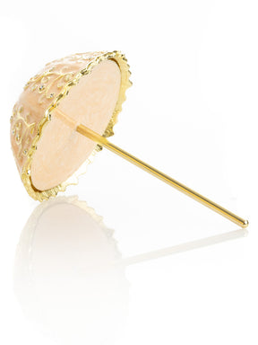 Keren Kopal Pink Umbrella Trinket Box Handmade with Swarovski Crystals