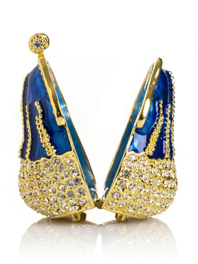 Golden Blue Purse