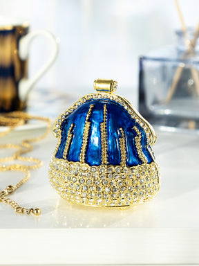 Golden Blue Purse