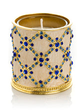 Keren Kopal Golden Cream Decorated Candle Holder