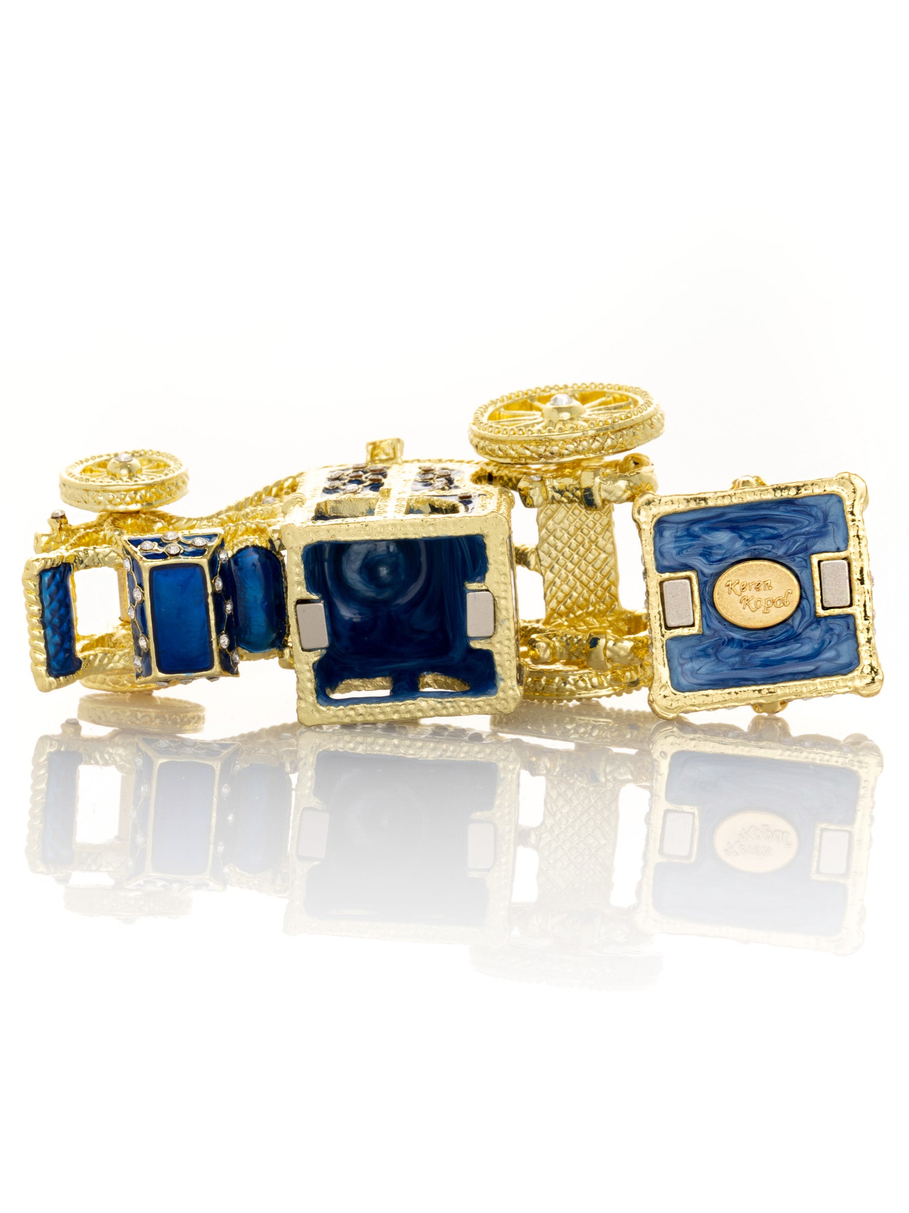 Keren Kopal Gold & Blue Carriage