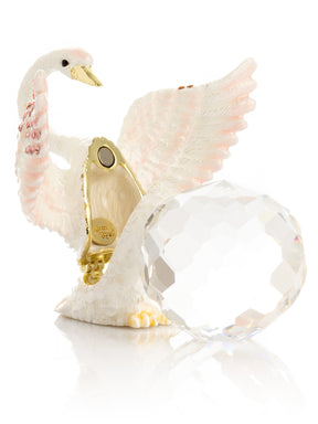 Keren Kopal White Swan Holding Crystal