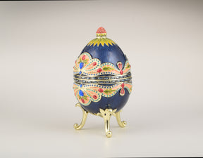 Keren Kopal Blue Colorful Russian Egg