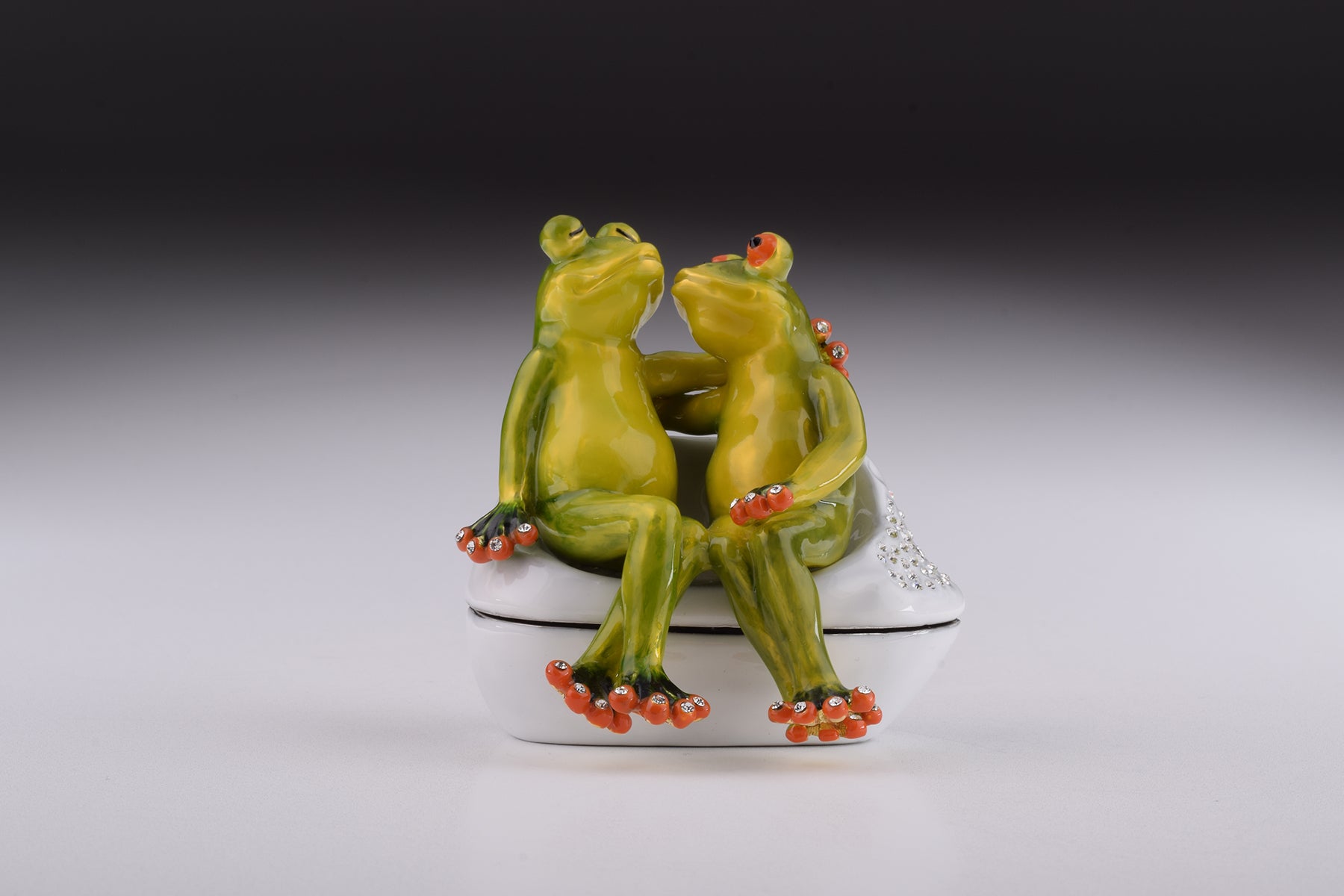 Keren Kopal Two Frogs in love Sitting Together