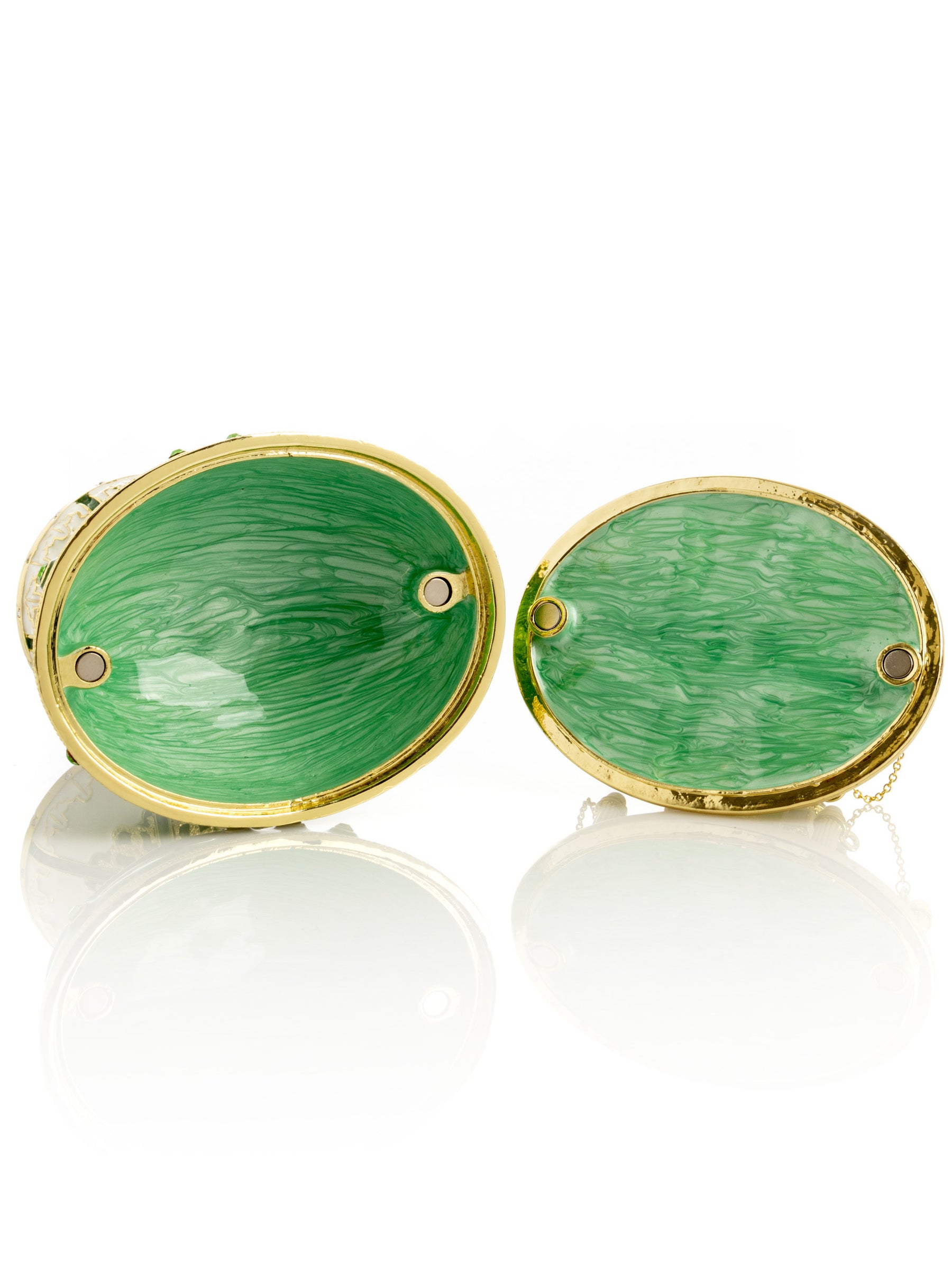 Keren Kopal Garden Pavilion Design Cupola Fountain Green Egg Limited Edition of 250 Trinket Box