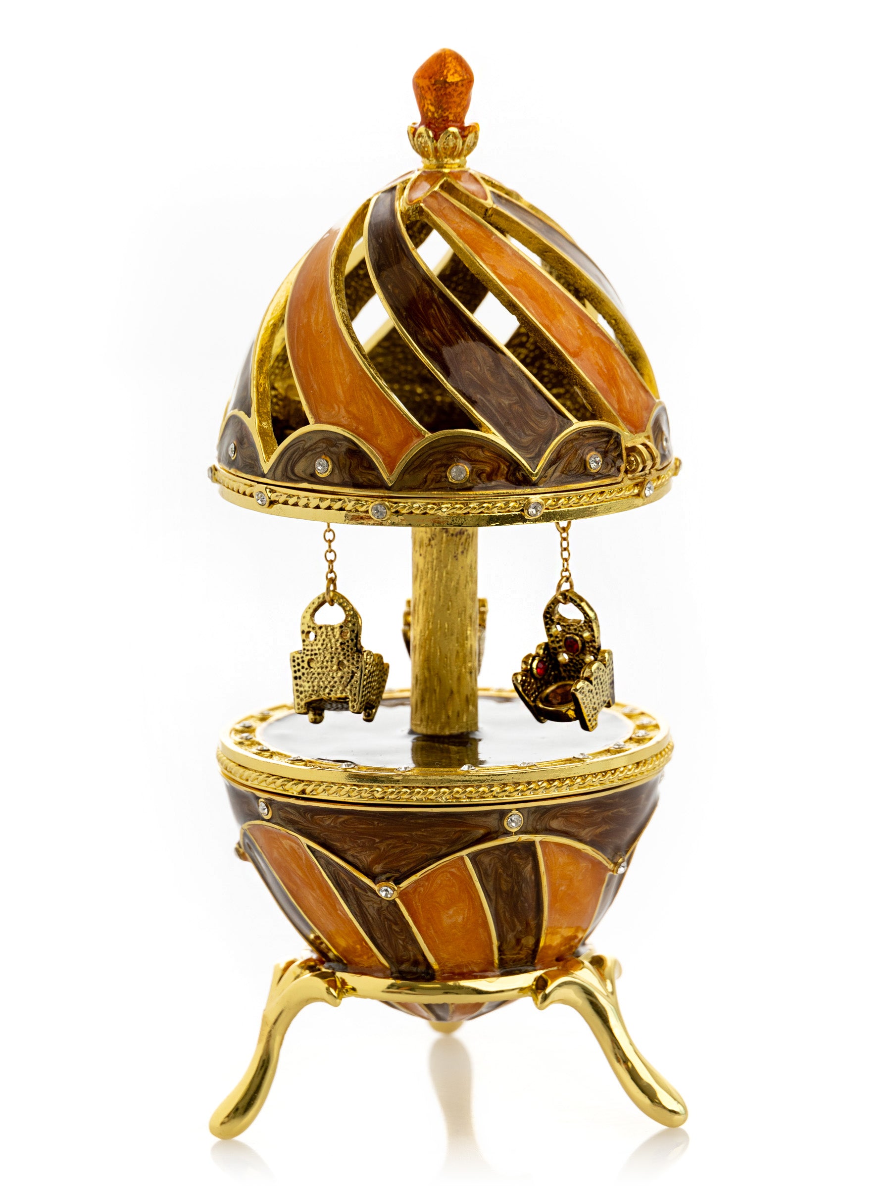 Brown Carousel With Royal Chairs