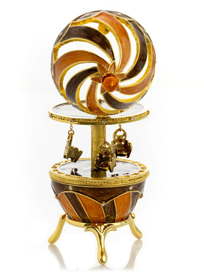 Brown Carousel With Royal Chairs