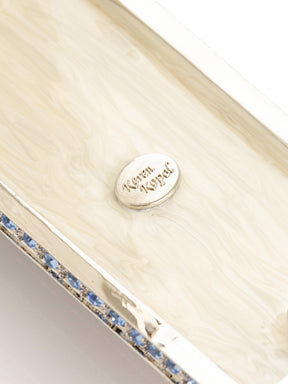 Keren Kopal Relaxing Frog Reading a book on Sun Lounger Trinket Box