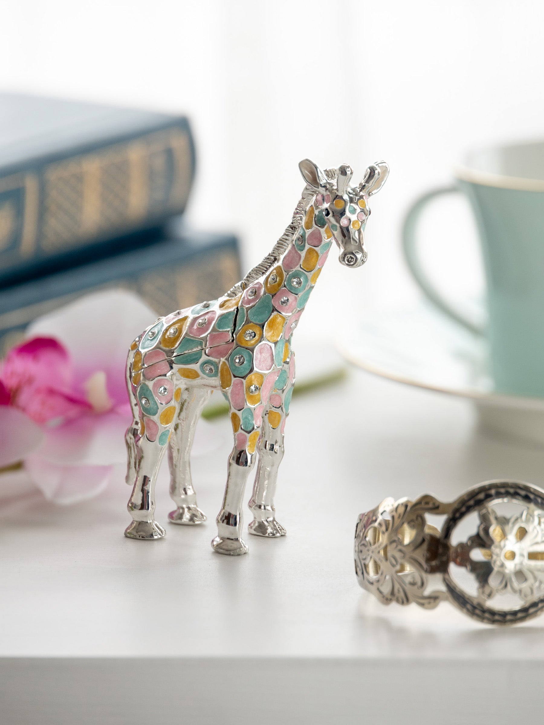 Keren Kopal Colorful Giraffe Trinket Box