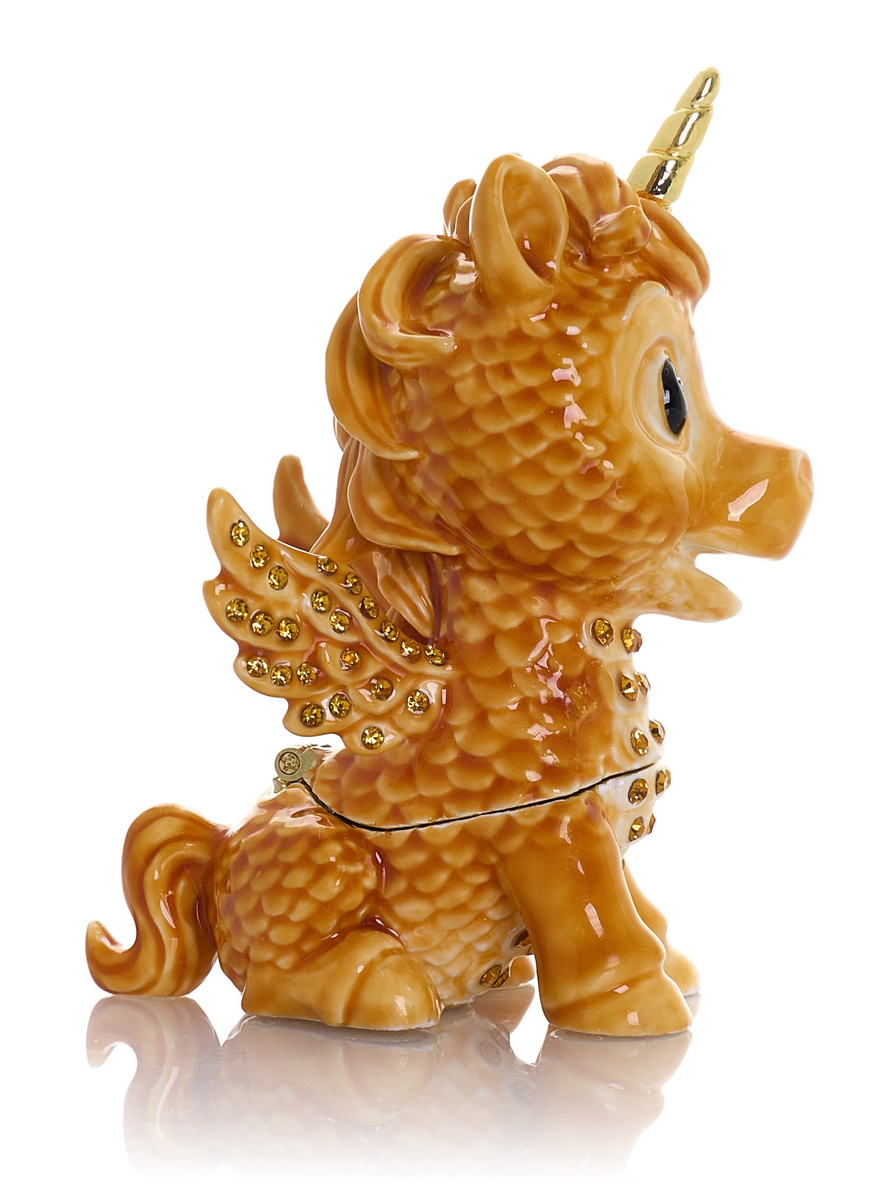 Keren Kopal Cute Brown Unicorn Horse trinket Box Limited Edition 1-250
