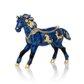 Blue Horse trinket box