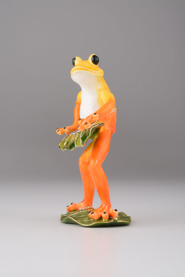 Frog Playing on Keyboards