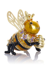Königin Biene mit Bienenstock Schmuckkästchen