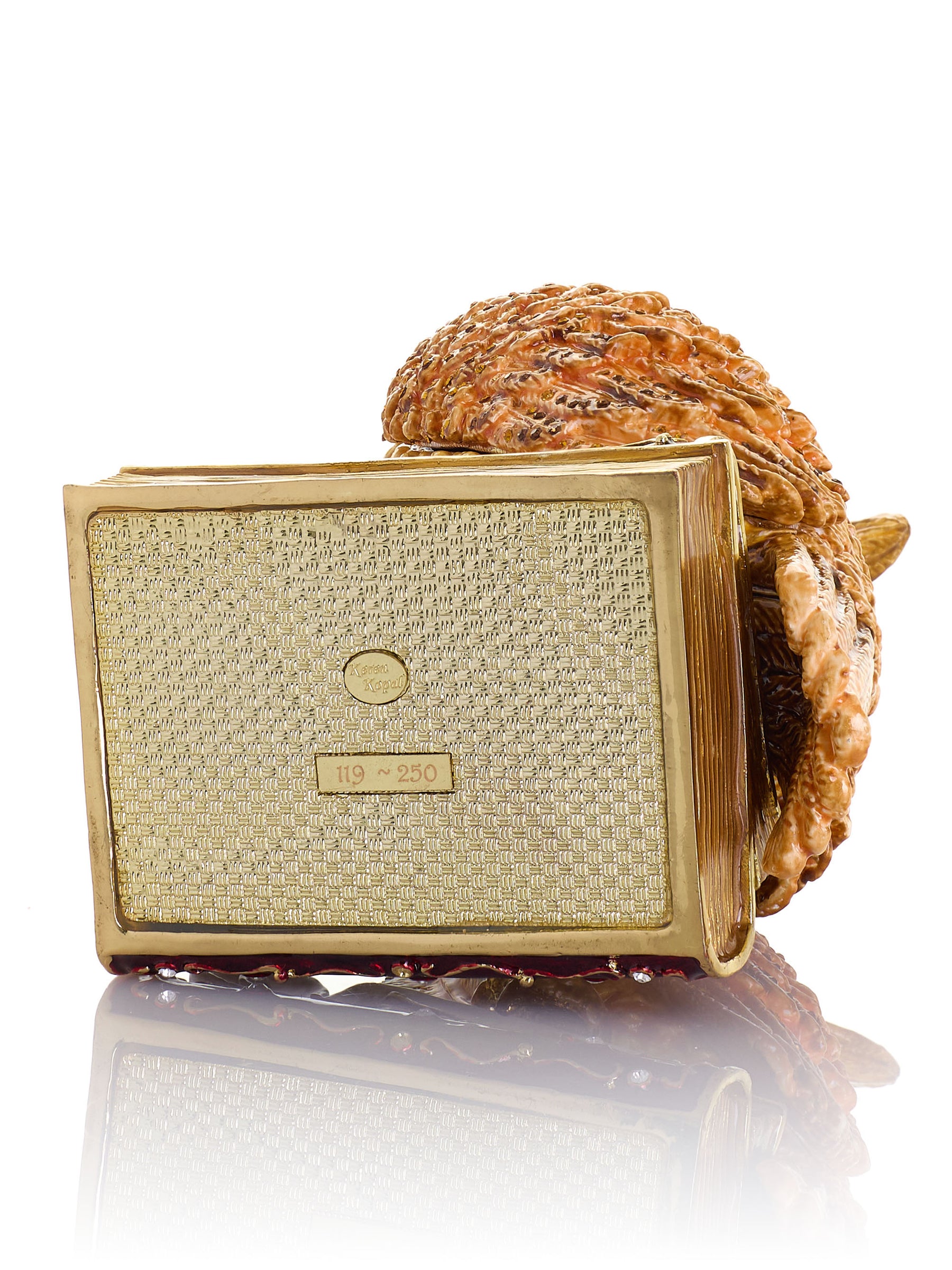 Keren Kopal Wise Owl on Books Trinket Box Limited Edition