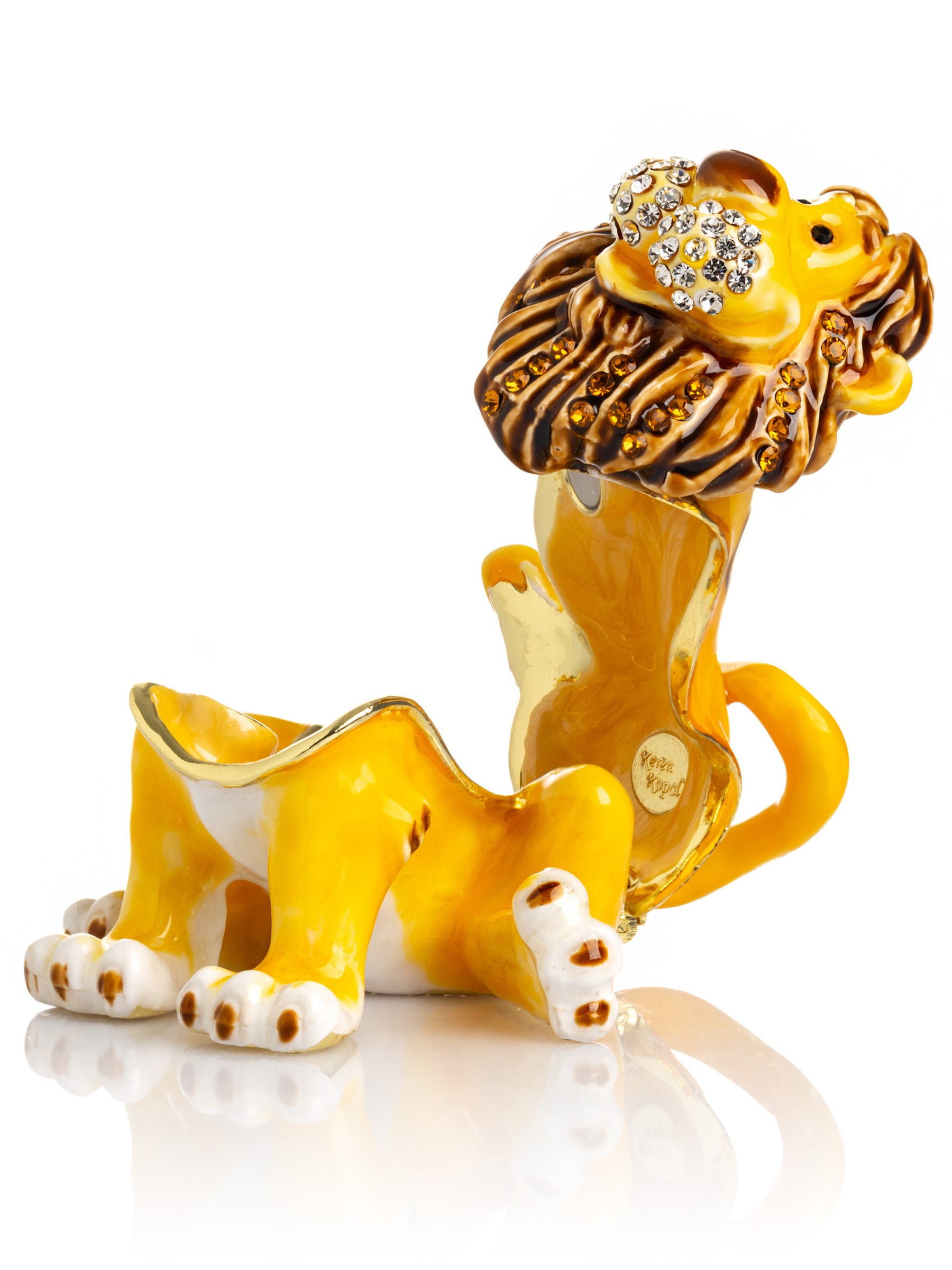 Keren Kopal Cute Lion Trinket Box