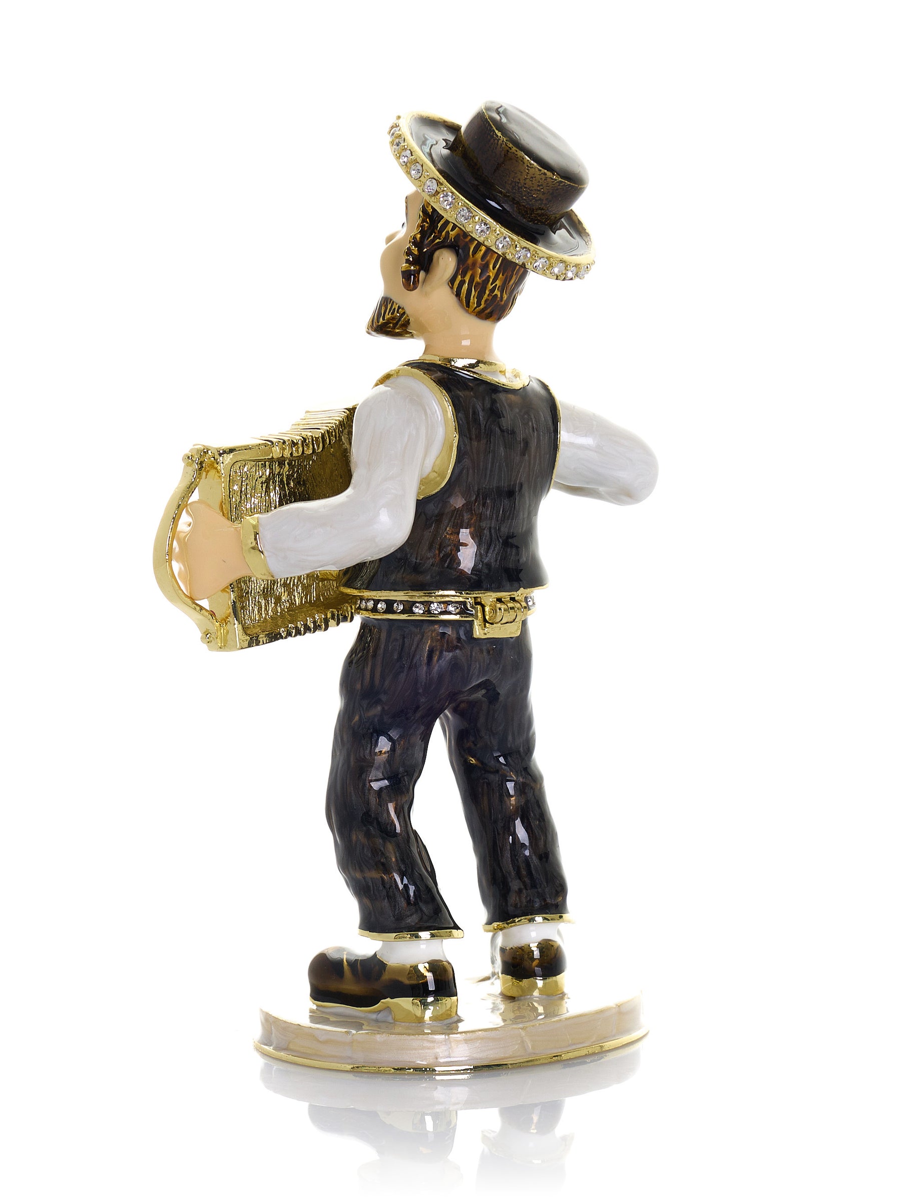 Keren Kopal Accordion Music Player Trinket Box
