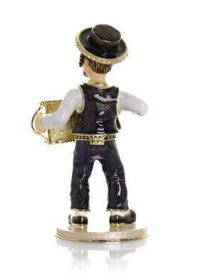 Keren Kopal Accordion Music Player Trinket Box