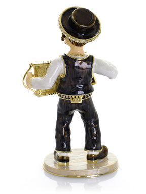 Keren Kopal Accordion Music Player Trinket Box