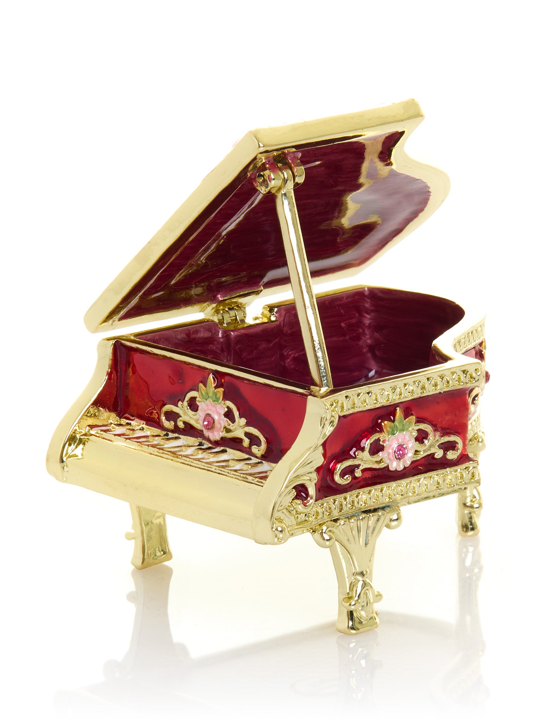Keren Kopal Red Piano Trinket Box