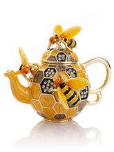Keren Kopal Bee & Honeycomb Teapot Trinket Box by Keren Kopal