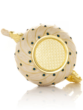 Keren Kopal White with Colorful Dots Teapot