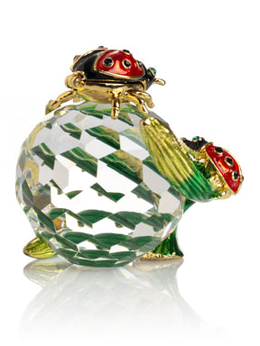 Cute Ladybugs on Crystal