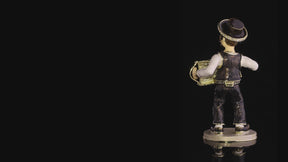 Accordion Music Player Trinket Box