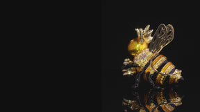 Königin Biene mit Bienenstock Schmuckkästchen